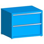 Modular Drawer Cabinet, 28"Hx36"Wx21"D. With Two 100Lb. capacity Drawers