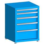 Modular Drawer Cabinet, 30"Hx22"Wx21"D. With Five 200Lb. capacity Drawers