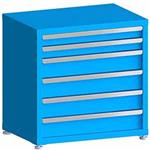 Modular Drawer Cabinet, 30"Hx30"Wx21"D. With Six 100Lb. capacity Drawers