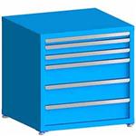Modular Drawer Cabinet, 30"Hx30"Wx28"D. With Six 100Lb. capacity Drawers