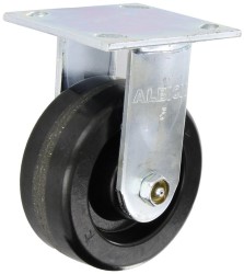 16TM05201R 5" x 2" Albion 16 Series Rigid Plate Caster, Phenolic Wheel