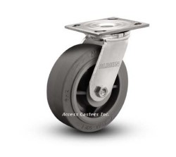 16XS04201S 4" x 2" Albion 16 Series Swivel Plate Caster, TPR Wheel