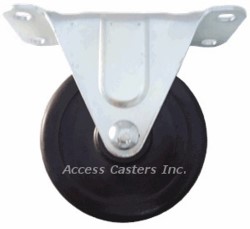 25PUSRR 2 1/2" Rigid Caster Soft Rubber Wheel