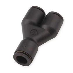 Parker, 3140 60 00, Y Tube Fitting, 3/8 in.