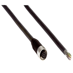 Sick, DOL-1208-G20MAH1, Power Cable, M12, 8 Conductor, 20M