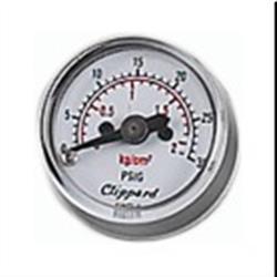 Clippard, PG-15-30P, Air Pressure Guage, 0-30 PSI, 1/8 in. NPT
