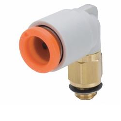 SMC, KQ2L07-32A, Male Elbow, 1/4 in. OD Tube