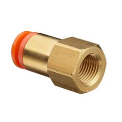 SMC, KQ2F11-35A, Female Connector, 3/8 in. OD Tube, 1/4 in. NPT