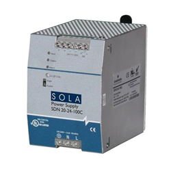 SOLA, SDN-10-24-100P, Power Supply, 24VDC Output, 120VAC Input, 10A