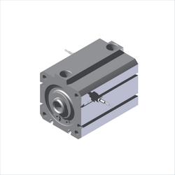 SMC, NCDQ8A150-DAK00847, Air Cylinder, 1 1/2 in. Bore, 1 in. Stroke, Double Acting