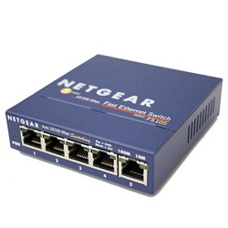 Netgear, FS-105, Ethernet Switch, 4 Port