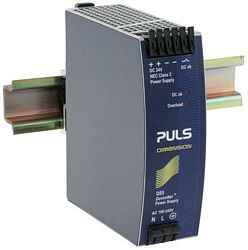 Puls, QS5.DNET, Converter, Input 120VAC 1.1A, Output 24VDC 3.8A