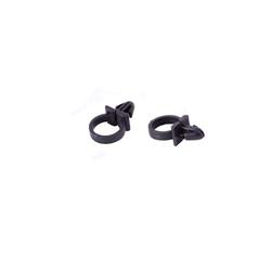 Automotion, 010212-03, Par Clip for 1/2in. Dia., Tubing Closed Top, Black Nylon