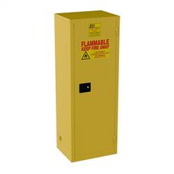 Safety Flammable Cabinet - 1 Door Manual 24 gal.