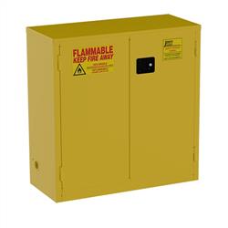 Safety Flammable Cabinet with Manual Close Doors 30 gal.