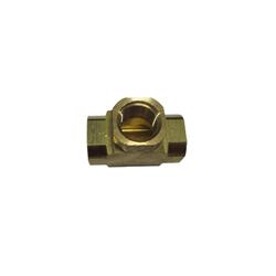 Parker, 2203P-6, Union Tee, Brass Pipe Fitting, 3/8 in. FNPT
