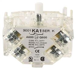 Square D, 9001KA1, Contact Block, 1 NO, 1 NC, 30 mm